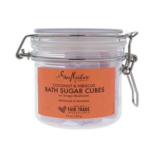 Shea Moisture Coconut and Hibiscus Bath Sugar Cubes for Unisex, 7.5 Ounce